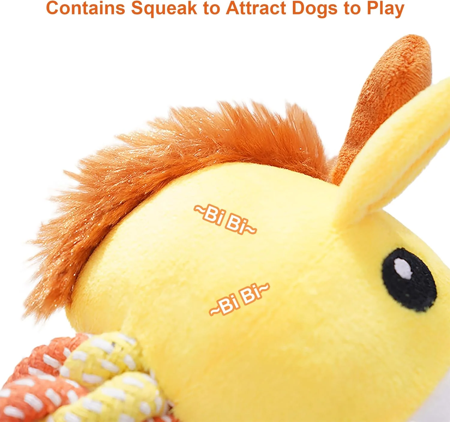 YXYANI Dog Toy Plush Toy Chew Toy Training Toy Squeaky Toy Suitable for Medium and Large Senior Pet Dogs Toys to Keep Dogs Healthy and Happy Holiday and Birthday Gifts(Giraffe)