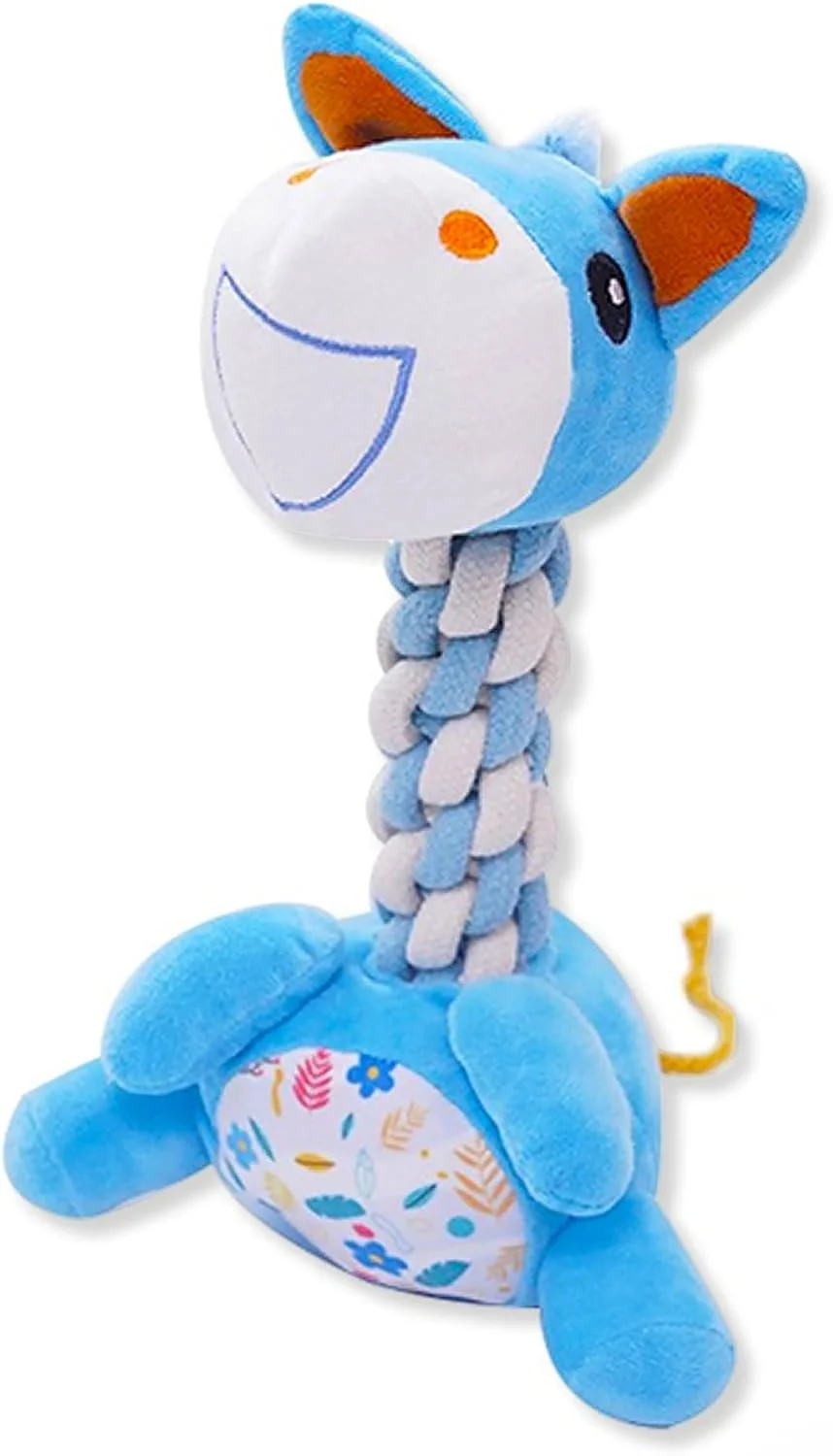 اسباب بازی سگ پولیشی بادوام و صدا دار YXYANI، اسباب بازی تعاملی جویدنی و آموزشی برای سگ های متوسط و بزرگ، اسباب بازی حیوانات خانگی نرم و قابل شستشو، سگ ها را سالم و شاد نگه می دارد، هدیه تعطیلات و تولد (اسب)