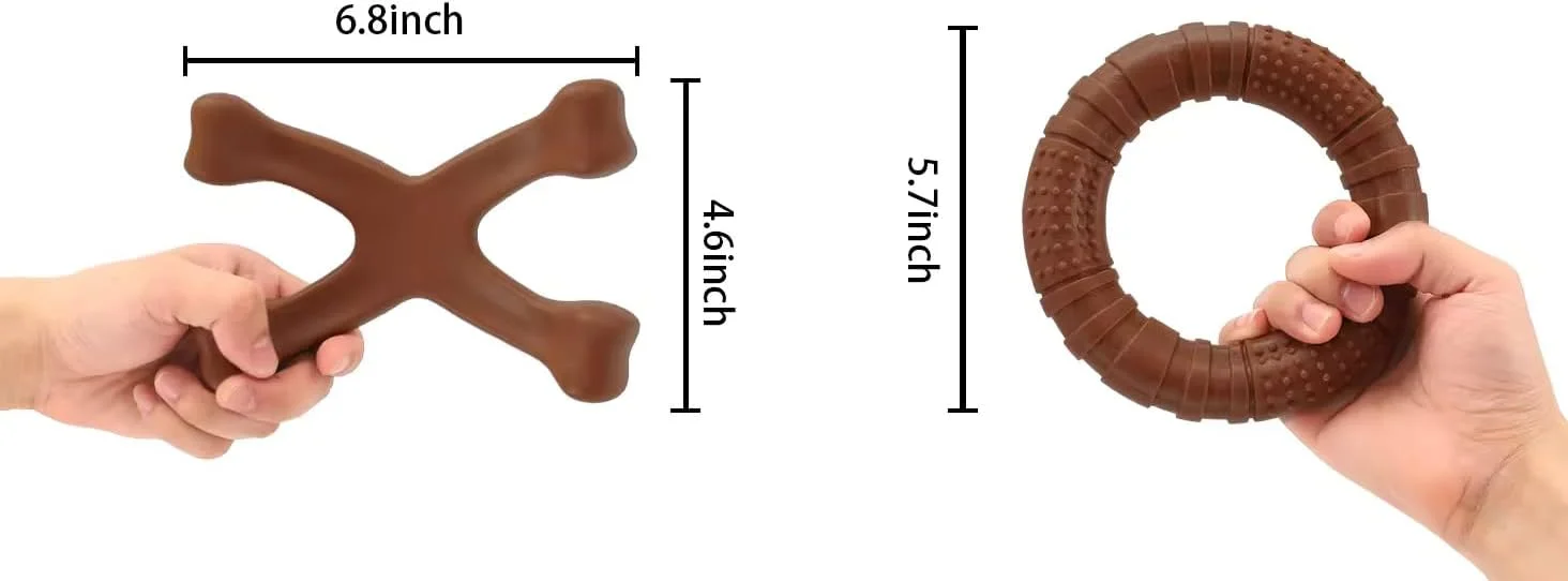 اسباب بازی جویدنی سگ FOG - استخوان جویدنی بادوام X-wishbone، اسباب بازی حلقه ای نایلونی برای سگ های بزرگ و متوسط با جویدن تهاجمی. طعم های متنوع - بیکن واقعی، مرغ، گوشت گاو و چوب بادام زمینی. اسباب بازی جویدنی سگ FOG - استخوان جویدنی بادوام X-wishbone، اسباب بازی حلقه ای نایلونی برای سگ های بزرگ و متوسط با جویدن تهاجمی. طعم های متنوع - بیکن واقعی، مرغ، گوشت گاو و چوب بادام زمینی.