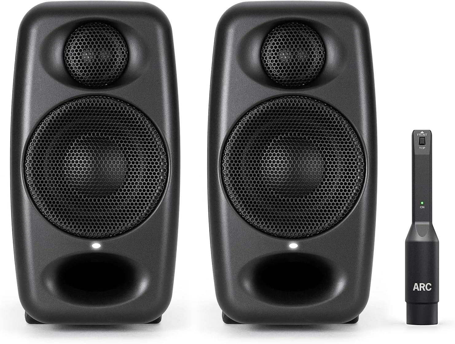 جفت مانیتور استودیویی IK Multimedia iLoud Micro Monitor Pro - مشکی 50 وات با ووفر 3 اینچی، توییتر 1 اینچی، کالیبراسیون خودکار ARC، پشتیبانی از X-Monitor و میکروفون اندازه گیری - مشکی (جفت) جفت مانیتور استودیویی IK Multimedia iLoud Micro Monitor Pro - مشکی 50 وات با ووفر 3 اینچی، توییتر 1 اینچی، کالیبراسیون خودکار ARC، پشتیبانی از X-Monitor و میکروفون اندازه گیری - مشکی (جفت)