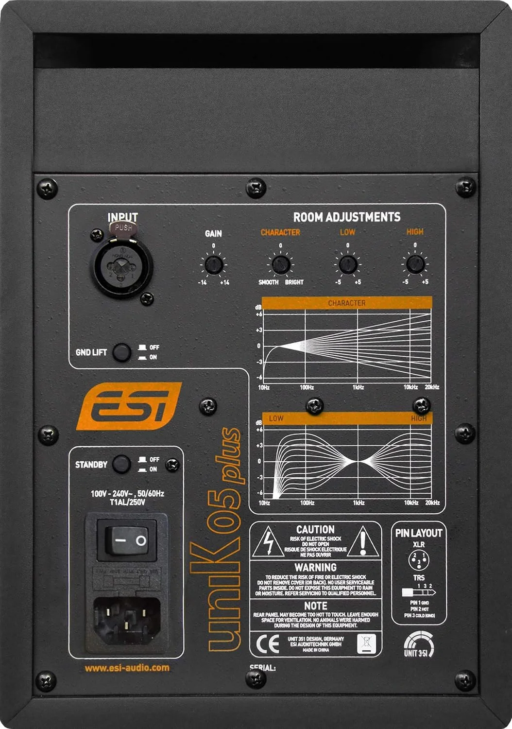 مانیتور استودیویی اکتیو حرفه ای 5 اینچی ESI unik 05+
