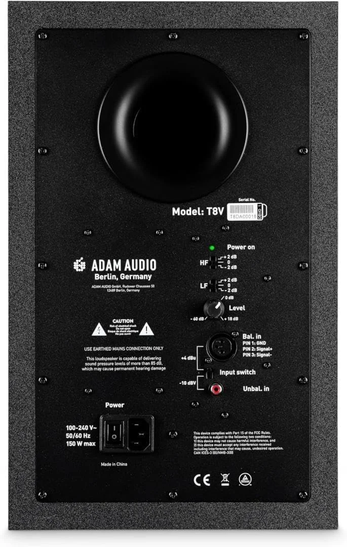 مانیتور استودیویی ADAM Audio T8V تکی مانیتور استودیویی ADAM Audio T8V تکی