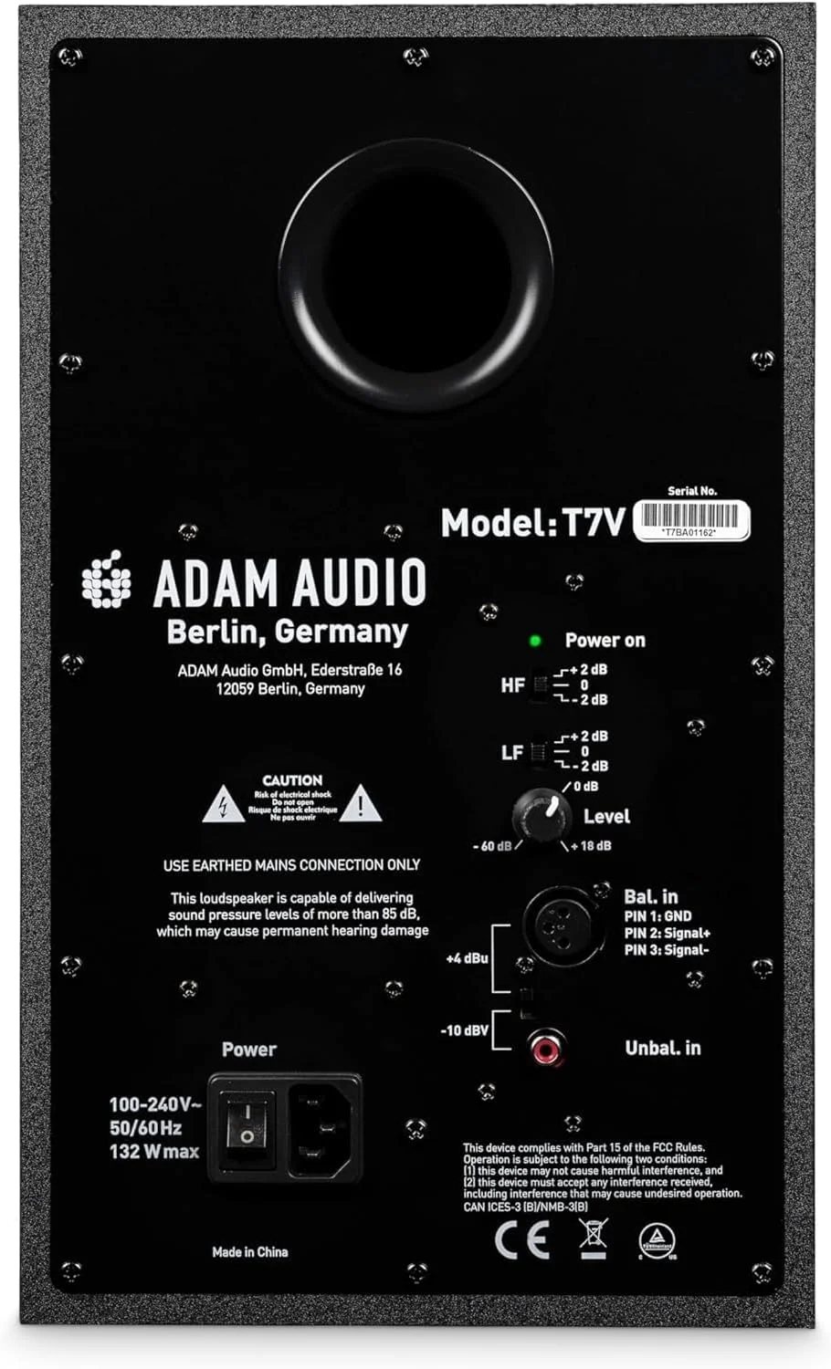 مانیتور استودیویی اکتیو نییرفیلد ADAM Audio T7V (تکی) مانیتور استودیویی اکتیو نییرفیلد ADAM Audio T7V (تکی)