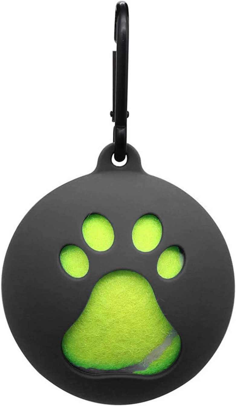 نگهدارنده توپ تنیس قابل حمل vsilay، نگهدارنده راحت توپ حیوانات خانگی با اتصال بند سگ بدون دست برای حیوانات خانگی فعال، نصب آسان