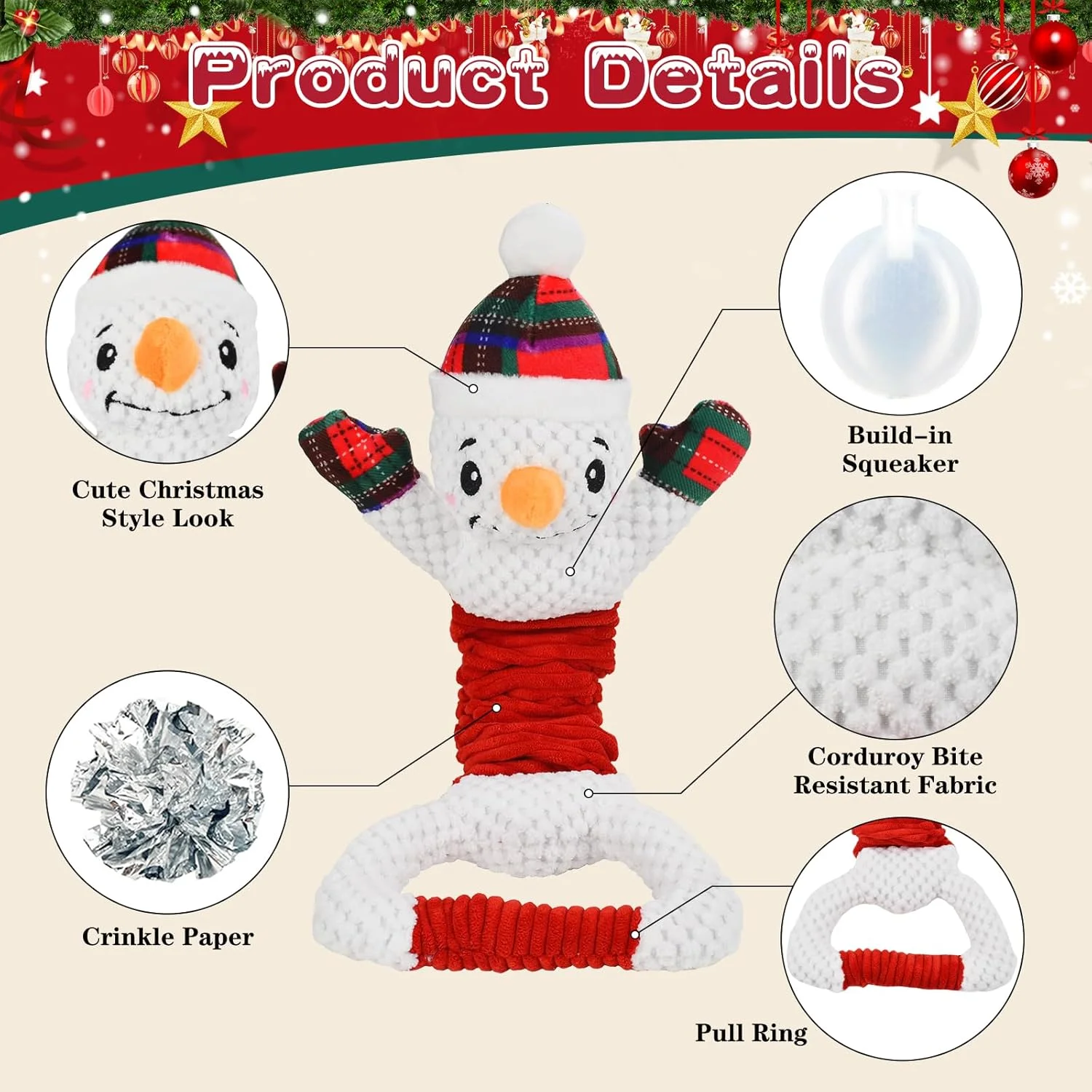 اسباب بازی سگ کریسمس Vehomy، اسباب بازی سگ برفی کریسمس، اسباب بازی مخمل خواب دار سگ کریسمس، اسباب بازی طناب کشی سگ گوزن شمالی، اسباب بازی تعاملی سگ آدم برفی اسباب بازی سگ کریسمس Vehomy، اسباب بازی سگ برفی کریسمس، اسباب بازی مخمل خواب دار سگ کریسمس، اسباب بازی طناب کشی سگ گوزن شمالی، اسباب بازی تعاملی سگ آدم برفی