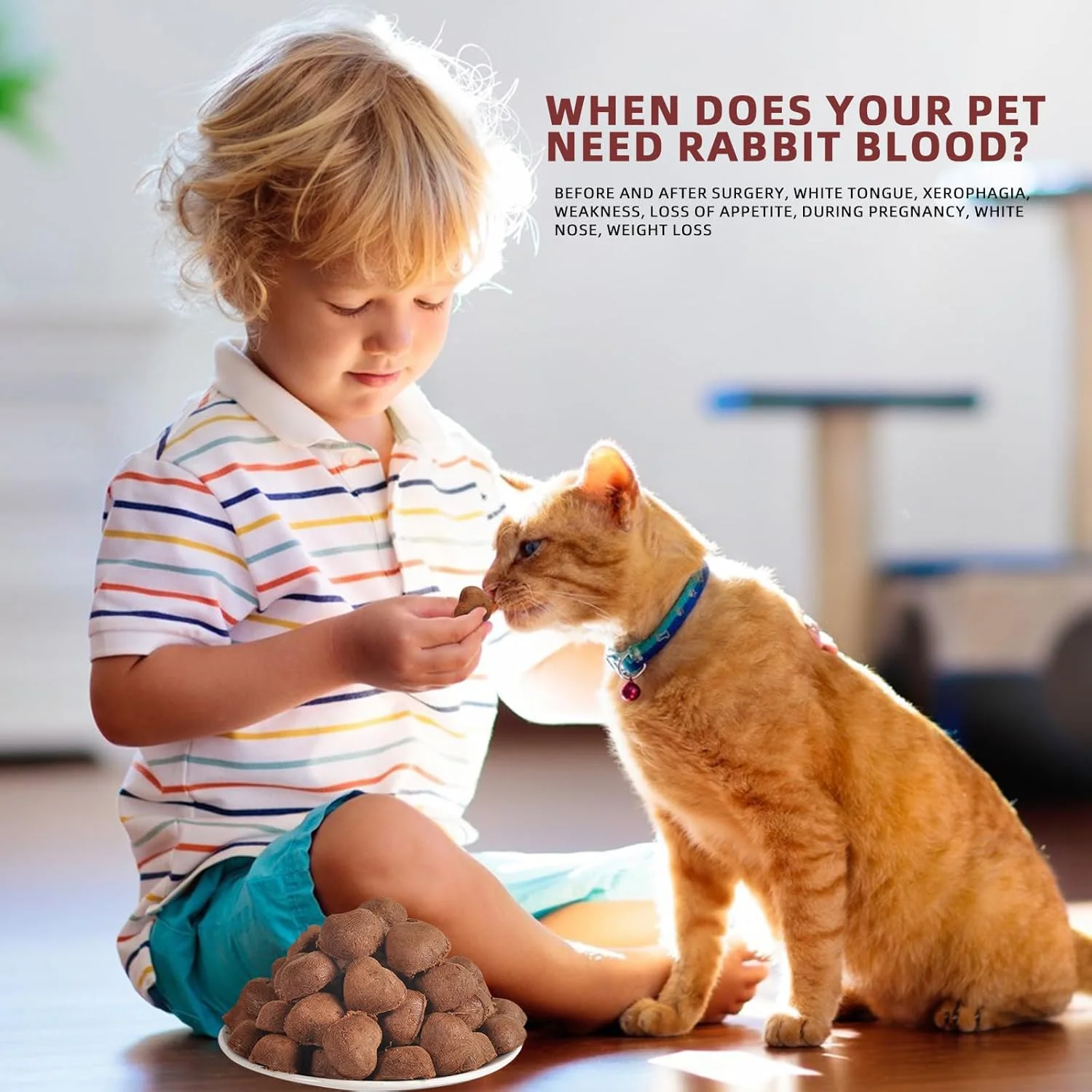 تشویقی آموزشی و دندانی سگ و گربه Tyuyuio، مناسب برای مراحل رشد فیزیکی. 60 گرم