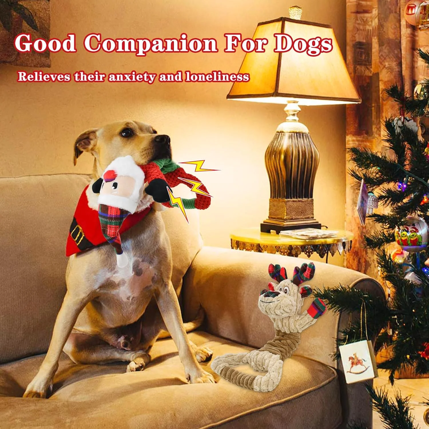 اسباب بازی سگ کریسمس Vehomy، اسباب بازی جیر جیر سگ برای جویدن تهاجمی، اسباب بازی سگ بابانوئل کریسمس، اسباب بازی سگ گوزن شمالی، اسباب بازی کششی سگ، اسباب بازی تعاملی سگ برای سگ های کوچک، متوسط و بزرگ، 2 عدد اسباب بازی سگ کریسمس Vehomy، اسباب بازی جیر جیر سگ برای جویدن تهاجمی، اسباب بازی سگ بابانوئل کریسمس، اسباب بازی سگ گوزن شمالی، اسباب بازی کششی سگ، اسباب بازی تعاملی سگ برای سگ های کوچک، متوسط و بزرگ، 2 عدد