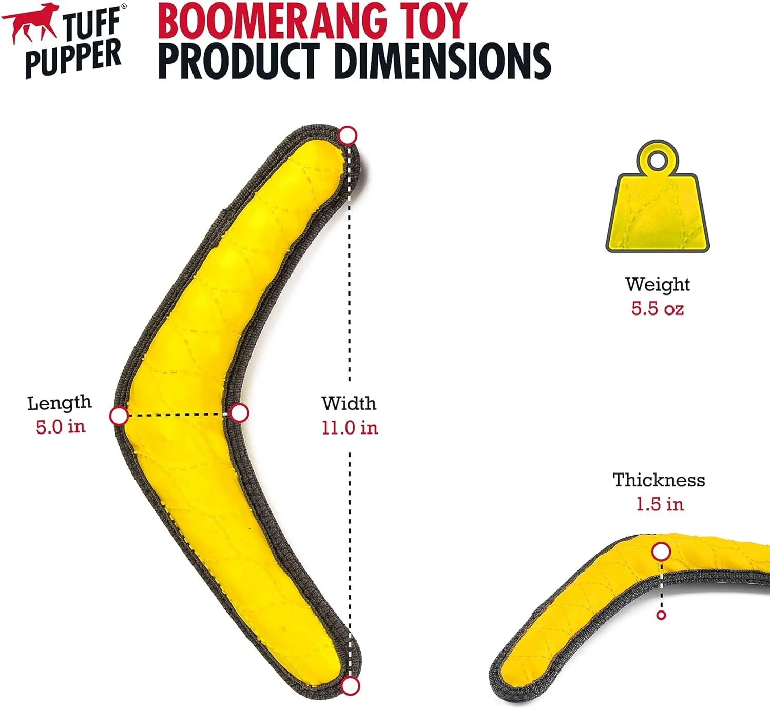 اسباب بازی بومرنگ شناور چند منظوره سگ و اسباب بازی آبی سگ Tuff Pupper | اسباب بازی عالی برای ورزش سگ - روی سطوح می پرد | مناسب برای جویدن های مخرب نیست اسباب بازی بومرنگ شناور چند منظوره سگ و اسباب بازی آبی سگ Tuff Pupper | اسباب بازی عالی برای ورزش سگ - روی سطوح می پرد | مناسب برای جویدن های مخرب نیست