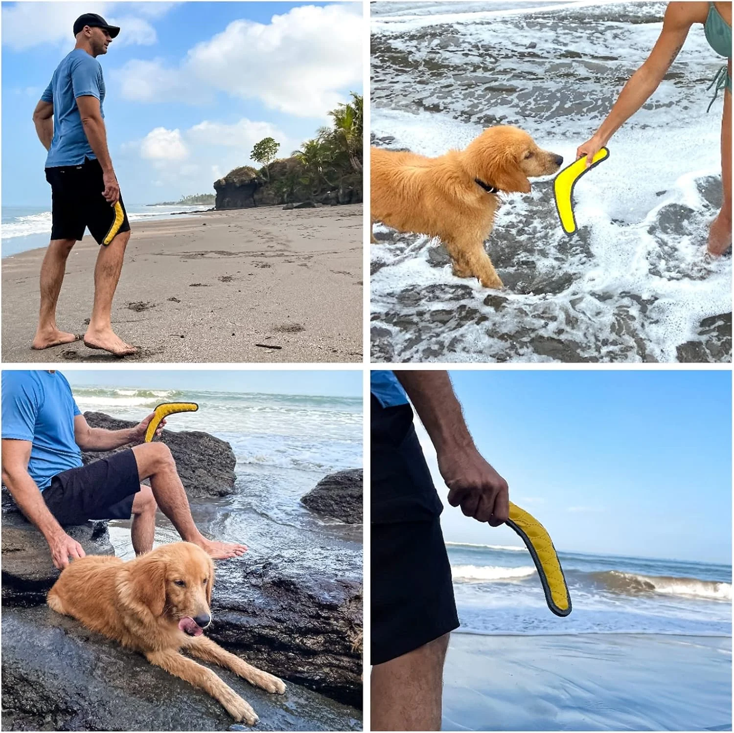 اسباب بازی بومرنگ شناور چند منظوره سگ و اسباب بازی آبی سگ Tuff Pupper | اسباب بازی عالی برای ورزش سگ - روی سطوح می پرد | مناسب برای جویدن های مخرب نیست اسباب بازی بومرنگ شناور چند منظوره سگ و اسباب بازی آبی سگ Tuff Pupper | اسباب بازی عالی برای ورزش سگ - روی سطوح می پرد | مناسب برای جویدن های مخرب نیست