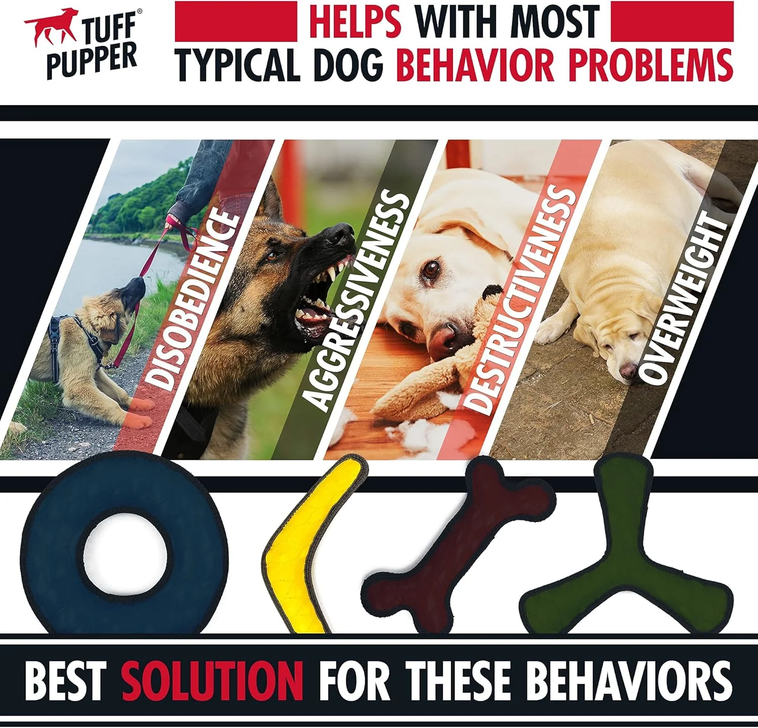 اسباب بازی بومرنگ شناور چند منظوره سگ و اسباب بازی آبی سگ Tuff Pupper | اسباب بازی عالی برای ورزش سگ - روی سطوح می پرد | مناسب برای جویدن های مخرب نیست اسباب بازی بومرنگ شناور چند منظوره سگ و اسباب بازی آبی سگ Tuff Pupper | اسباب بازی عالی برای ورزش سگ - روی سطوح می پرد | مناسب برای جویدن های مخرب نیست