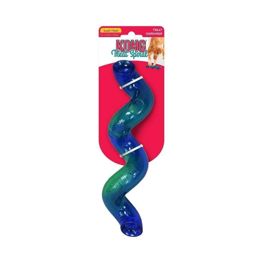 اسباب بازی سگ کوچک KONG مدل Treat Spiral Stick، پخش کننده تشویقی، متنوع
