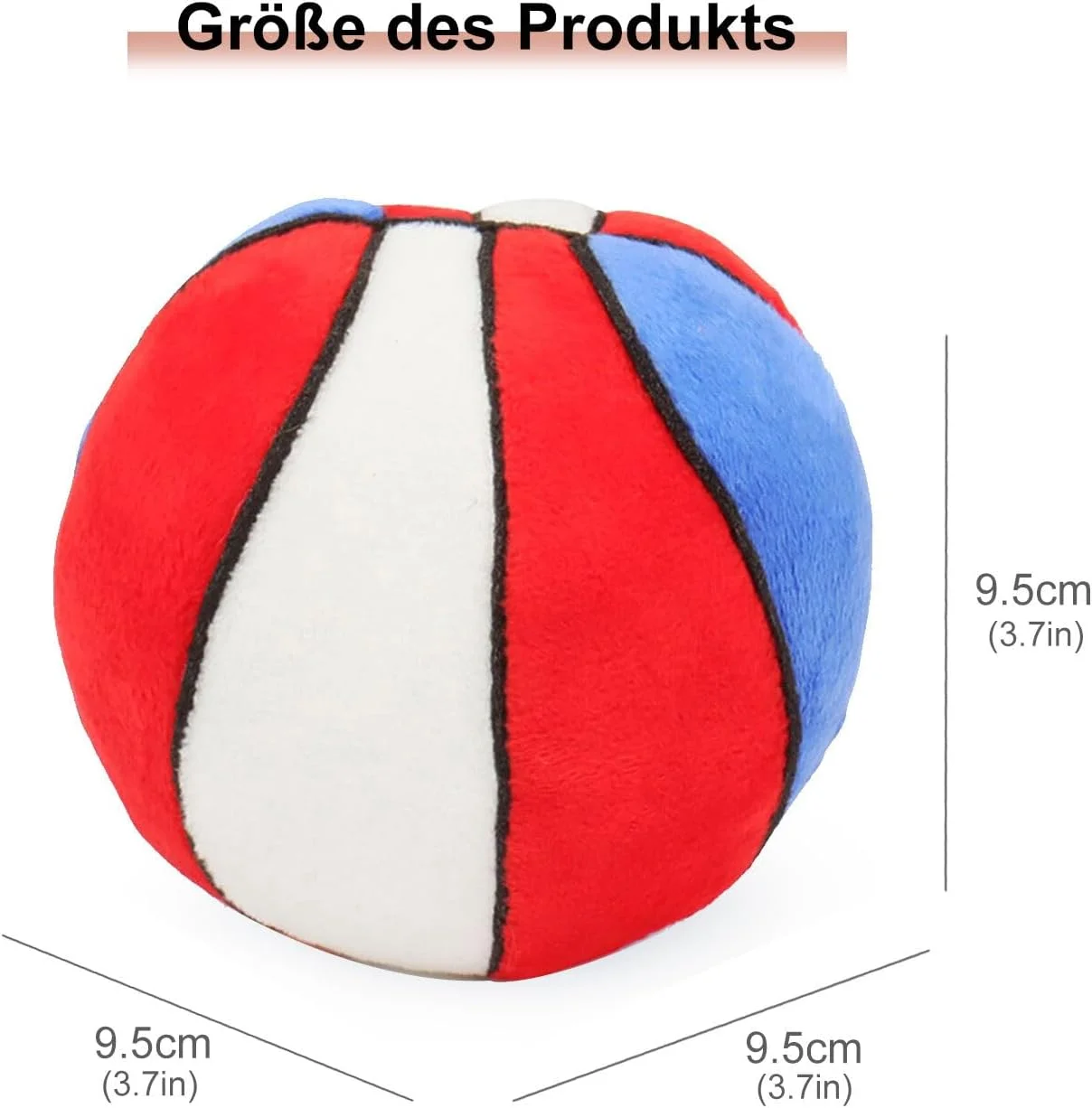 اسباب بازی سگ TONYFY - اسباب بازی پولیشی صدادار برای توله سگ ها و سگ های کوچک، آموزش تعاملی و دندان درآوردن - توپ بسکتبال حیوانات خانگی