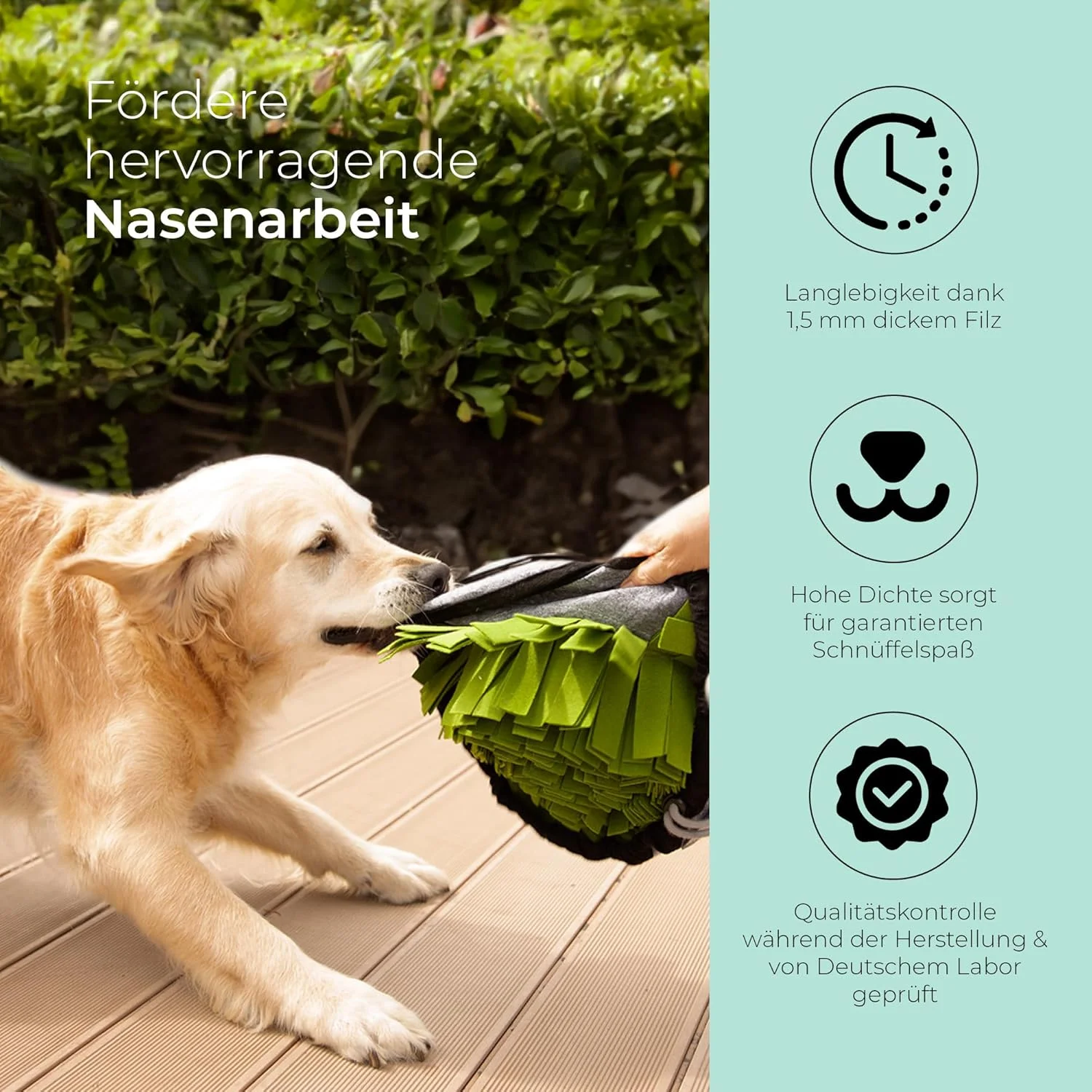 فرش بویایی سگ Tierfein - اسباب بازی هوشمند سگ برای سگ های کوچک و بزرگ - سایز قابل شستشو و تنظیم - اسباب بازی توله سگ و آموزش هوش برای سگ ها