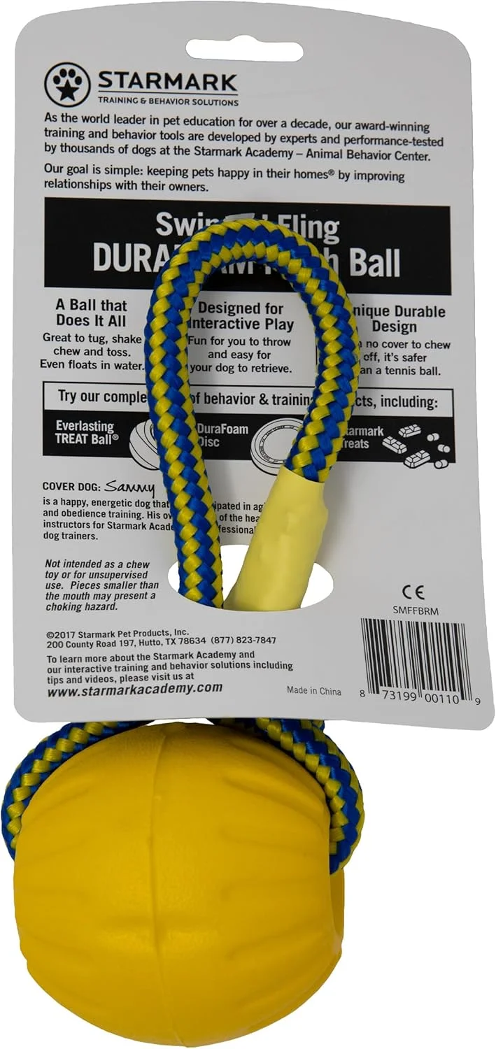 اسباب بازی سگ توپ فوم سخت متوسط Swing 'n Fling استارمार्क اسباب بازی سگ توپ فوم سخت متوسط Swing 'n Fling استارمार्क