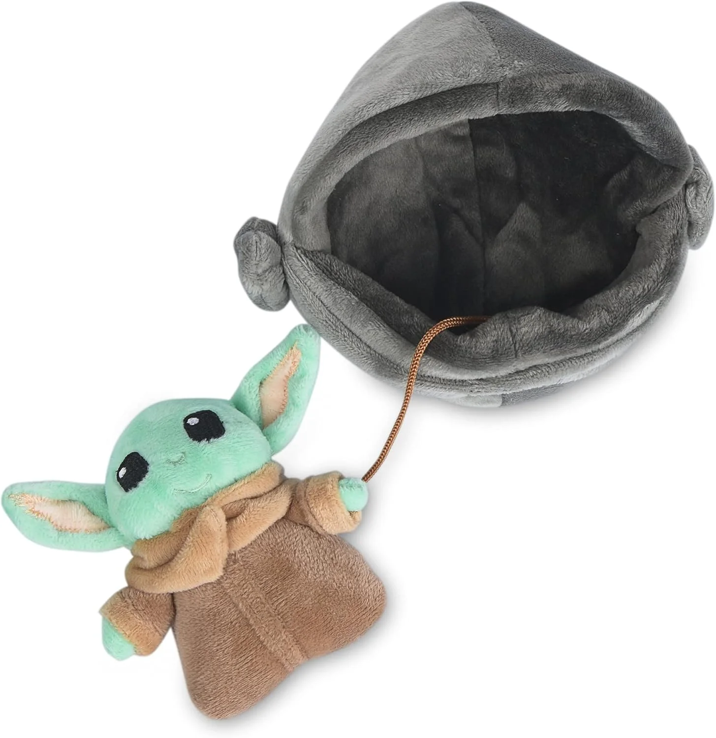 اسباب بازی سگ جنگ ستارگان طرح بیبی یودا در گهواره | اسباب بازی پارچه ای پولیشی کوچک، اسباب بازی های پولیشی جیر جیر دار برای همه سگ ها، چند رنگ، 4 اینچ، FF15146 اسباب بازی سگ جنگ ستارگان طرح بیبی یودا در گهواره | اسباب بازی پارچه ای پولیشی کوچک، اسباب بازی های پولیشی جیر جیر دار برای همه سگ ها، چند رنگ، 4 اینچ، FF15146