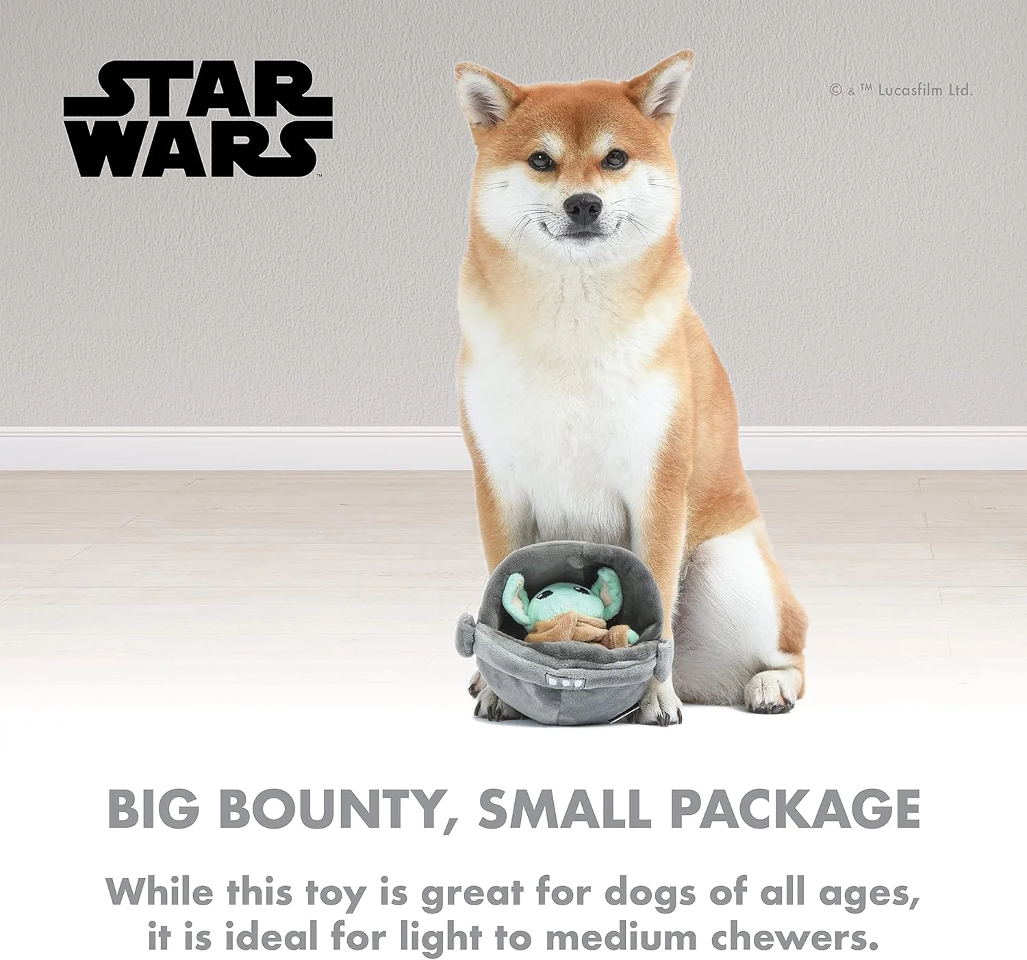 اسباب بازی سگ جنگ ستارگان طرح بیبی یودا در گهواره | اسباب بازی پارچه ای پولیشی کوچک، اسباب بازی های پولیشی جیر جیر دار برای همه سگ ها، چند رنگ، 4 اینچ، FF15146 اسباب بازی سگ جنگ ستارگان طرح بیبی یودا در گهواره | اسباب بازی پارچه ای پولیشی کوچک، اسباب بازی های پولیشی جیر جیر دار برای همه سگ ها، چند رنگ، 4 اینچ، FF15146