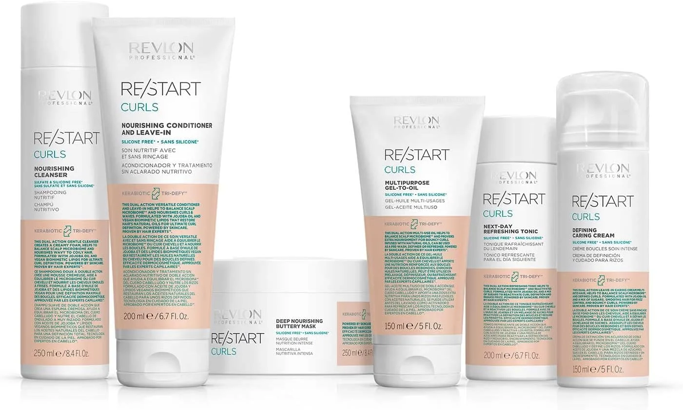 شوینده مغذی موهای فر REVLON PROFESSIONAL RE/START (250 میلی لیتر) درخشش و حالت دهی، بدون سولفات و سیلیکون، مناسب برای خانم ها و آقایان، بژ شوینده مغذی موهای فر REVLON PROFESSIONAL RE/START (250 میلی لیتر) درخشش و حالت دهی، بدون سولفات و سیلیکون، مناسب برای خانم ها و آقایان، بژ