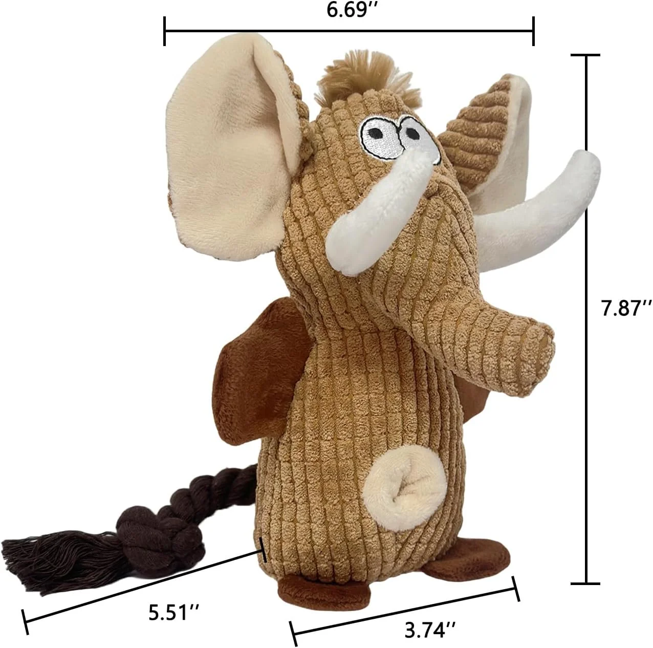 اسباب بازی سگ، اسباب بازی توله سگ، اسباب بازی حیوانات خانگی بامزه، اسباب بازی سگ فیل صدادار با کاغذ چروک، حیوانات عروسکی سگ مخمل دار، اسباب بازی جویدنی با طناب پنبه ای برای مشغول نگه داشتن سگ ها برای سگ های کوچک، متوسط و بزرگ (قهوه ای) اسباب بازی سگ، اسباب بازی توله سگ، اسباب بازی حیوانات خانگی بامزه، اسباب بازی سگ فیل صدادار با کاغذ چروک، حیوانات عروسکی سگ مخمل دار، اسباب بازی جویدنی با طناب پنبه ای برای مشغول نگه داشتن سگ ها برای سگ های کوچک، متوسط و بزرگ (قهوه ای)