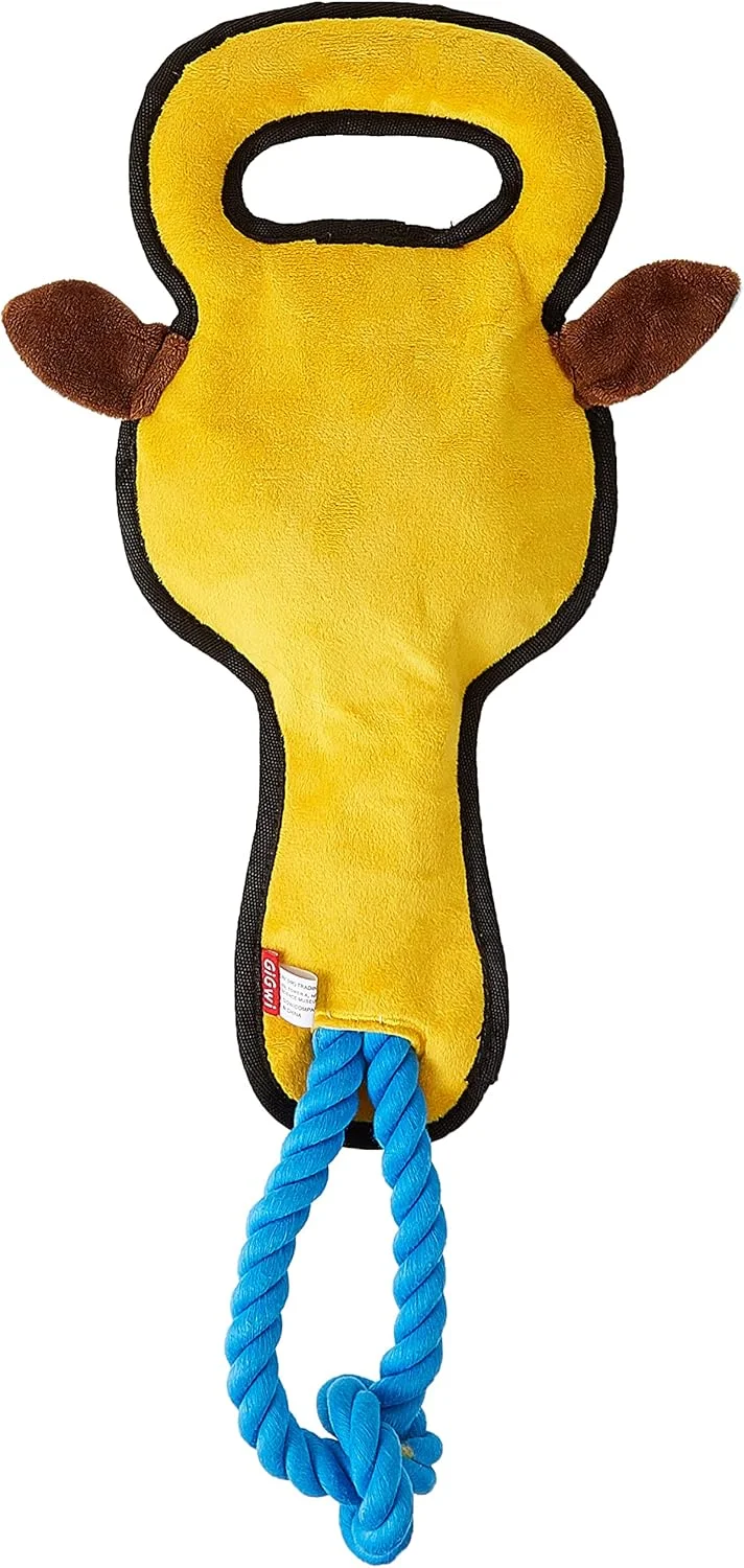 اسباب بازی سگ جیگوی مدل گوزن هرکولس با صدای جیر جیر، سایز متوسط زرد 8459