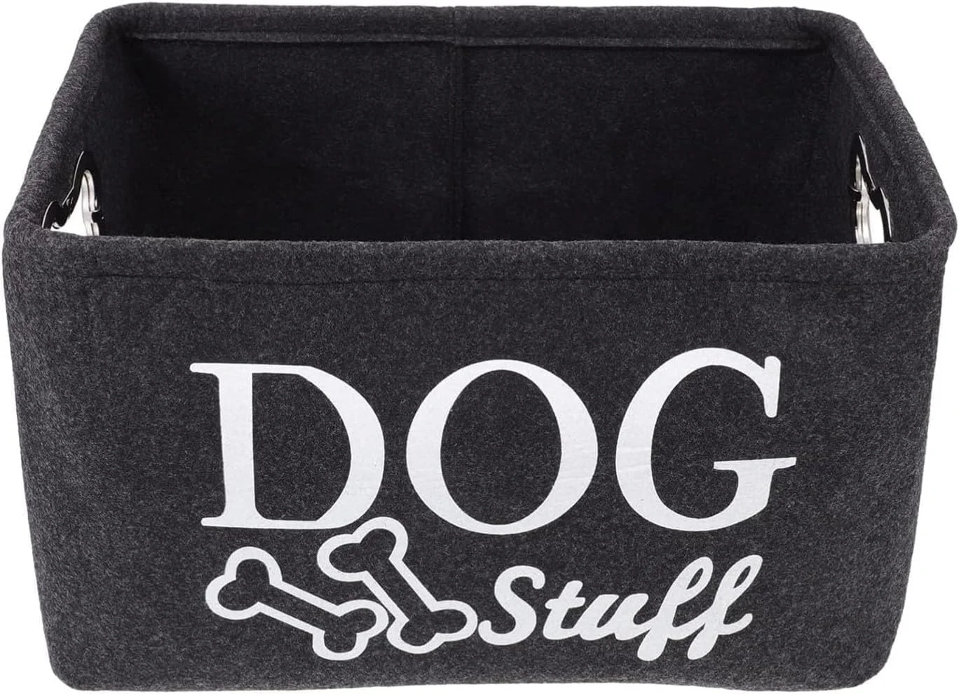 جعبه اسباب بازی سگ X spring، جعبه نگهداری تاشو مشکی با دستگیره، سازمان دهنده بزرگ اسباب بازی حیوانات خانگی برای سگ ها و گربه ها، ایده آل برای دکوراسیون منزل اتاق نشیمن و سازماندهی لوازم جانبی حیوانات خانگی