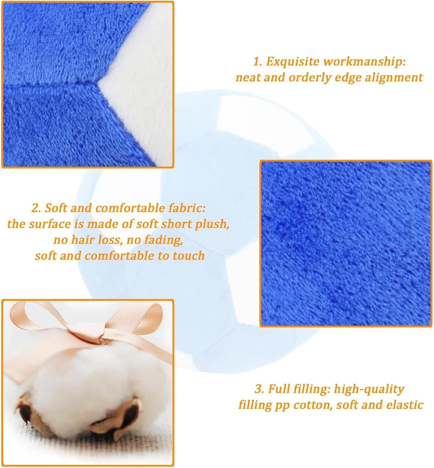 توپ های سگ فنری X، توپ های پازلی نرم سگ، توپ فوتبال با کرک نرم، توپ فوتبال سگ صدادار پولیشی، توپ اسباب بازی صدادار حیوانات خانگی، توپ پر شده داخلی و خارجی برای سگ ها، توپ فوتبال سگ برای سگ های کوچک و متوسط