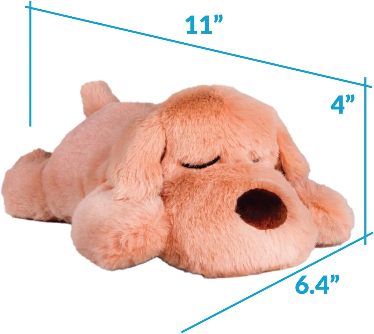 اسباب بازی سگ هوشمند SmartPetLove Original Junior - اسباب بازی ضربان قلب برای کمک رفتاری به توله سگ - کمک خواب اسباب بازی ضربان قلب توله سگ (بیسکویتی)