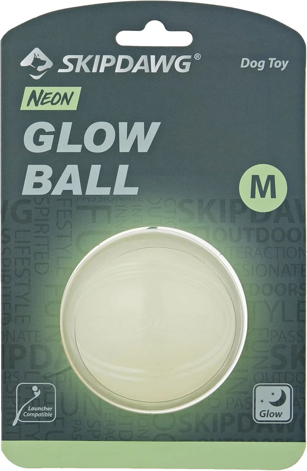 توپ بازی سگ SKIPDAWG مدل Neon Glow سایز متوسط 3019