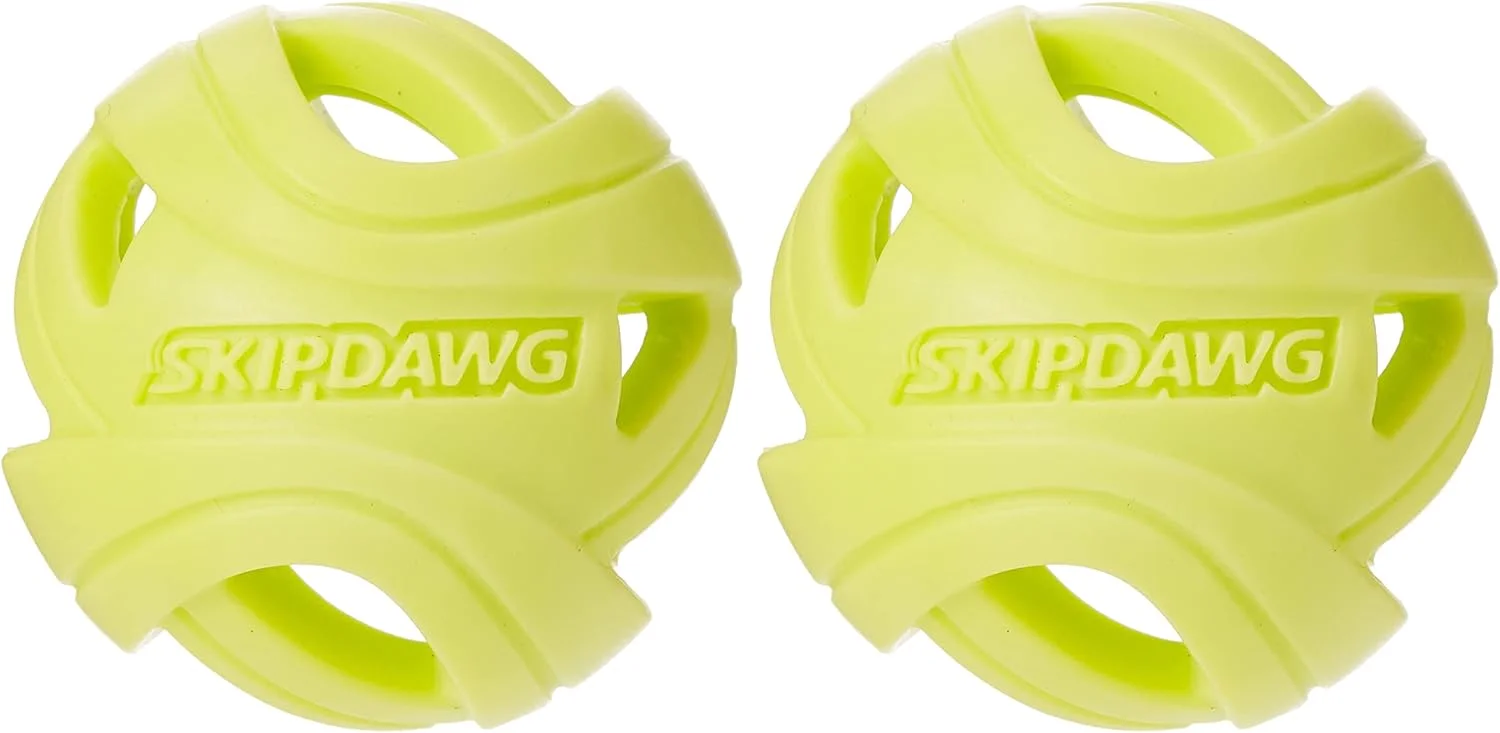 توپ بازی سگ Skipdawg مدل Original Breezy Ball سایز متوسط بسته 2 عددی - 3018