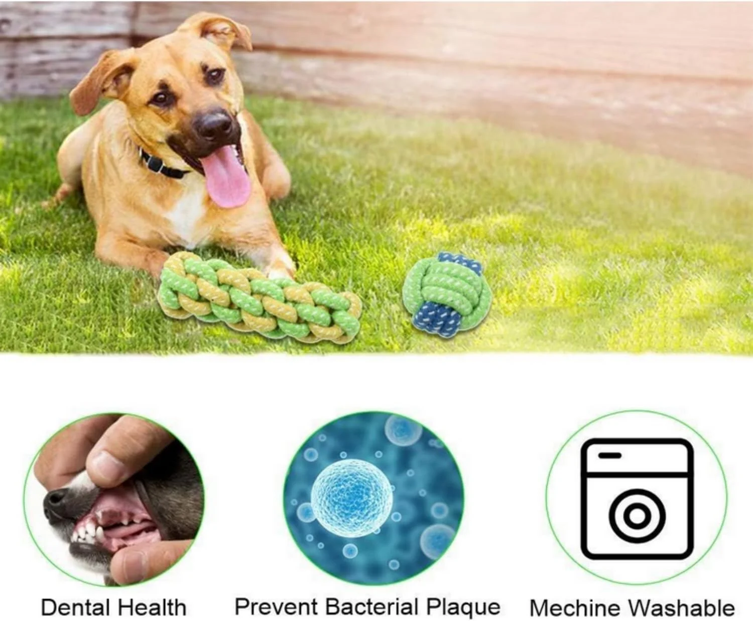 اسباب بازی طناب سگ SKEIDO، مجموعه 7 عددی، اسباب بازی های جویدنی سگ پنبه ای غیر قابل تخریب و قابل شستشو برای توله سگ، سگ های کوچک، متوسط و بزرگ - مجموعه اسباب بازی های جویدنی برای طناب کشی سگ و تمیز کردن دندان اسباب بازی طناب سگ SKEIDO، مجموعه 7 عددی، اسباب بازی های جویدنی سگ پنبه ای غیر قابل تخریب و قابل شستشو برای توله سگ، سگ های کوچک، متوسط و بزرگ - مجموعه اسباب بازی های جویدنی برای طناب کشی سگ و تمیز کردن دندان