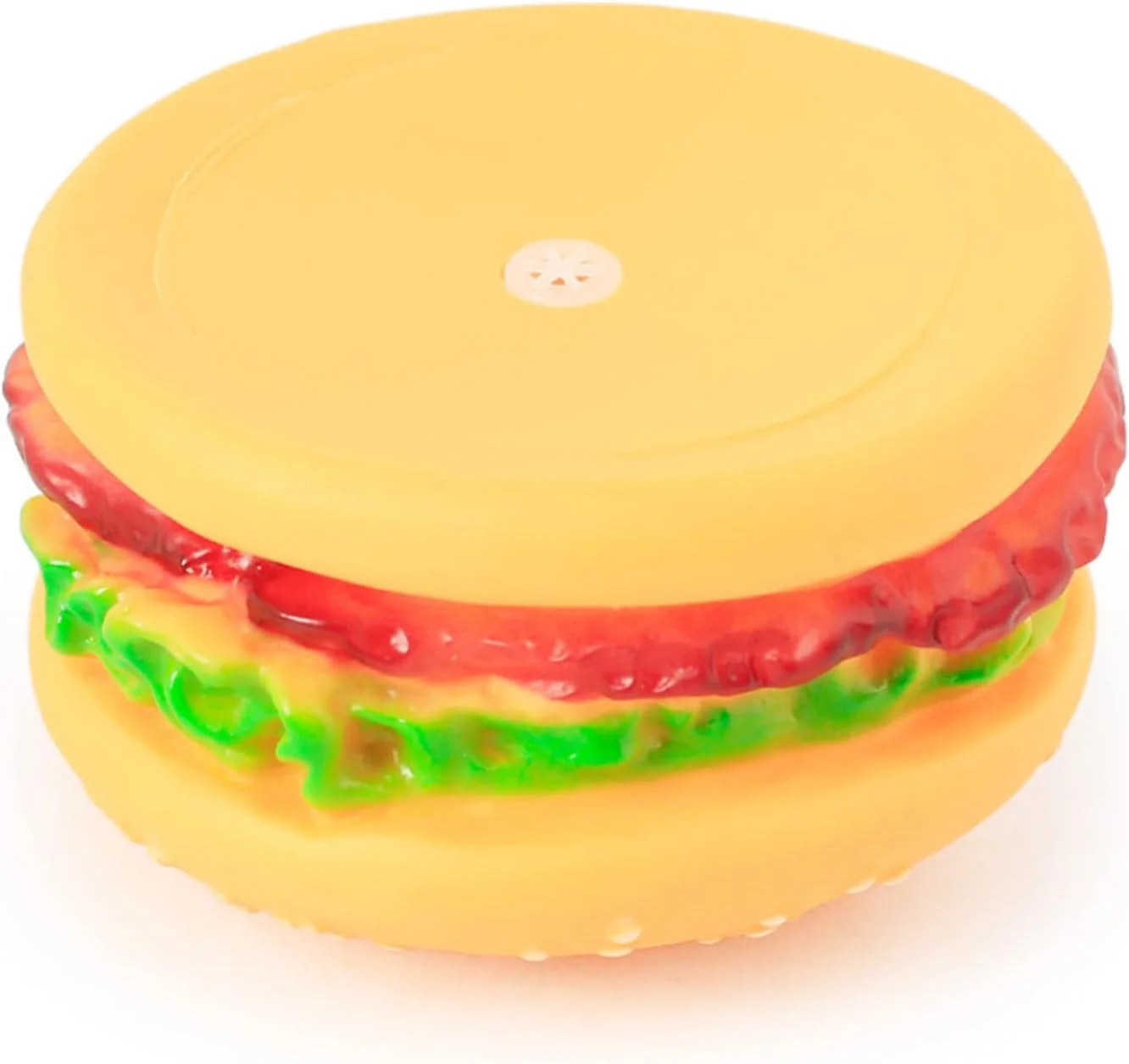 اسباب بازی جویدنی همبرگری حیوانات خانگی SKEIDO، اسباب بازی صدادار برای توله سگ های کوچک