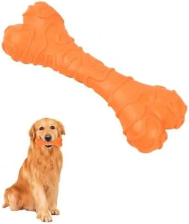 اسباب بازی جویدنی استخوان شکل، اسباب بازی هوش سگ، اسباب بازی لاستیکی سگ، اسباب بازی تعاملی سگ، اسباب بازی سگ برای تمیز کردن دندان، مسواک سگ برای سگ های کوچک و بزرگ، 13 سانتی متر