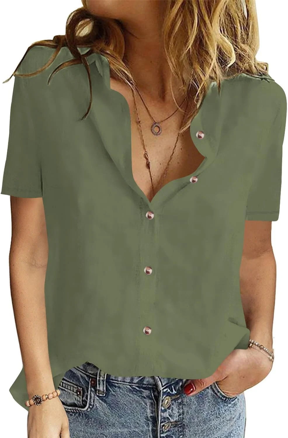 تاپ های گلدار زنانه Lomaiiest، تی شرت های یقه هفت طرح گل تابستانی، آستین کوتاه، مجلسی و غیر رسمی