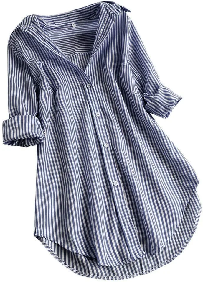 Starryflashing_ تاپ آستین بلند زنانه، تیشرت یقه هفت زنانه، بلوز، پیراهن کتان نخی زنانه تابستانی، تونیک مد روز