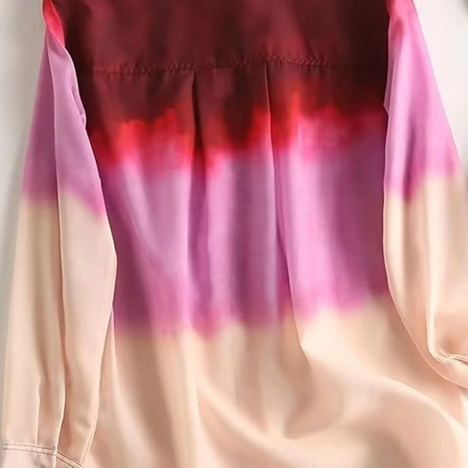 LKHGVFG بلوز و شومیز زنانه، مناسب بهار و پاییز، آستین بلند، دکمه دار، مدل آزاد، تاپ زنانه، پیراهن زنانه