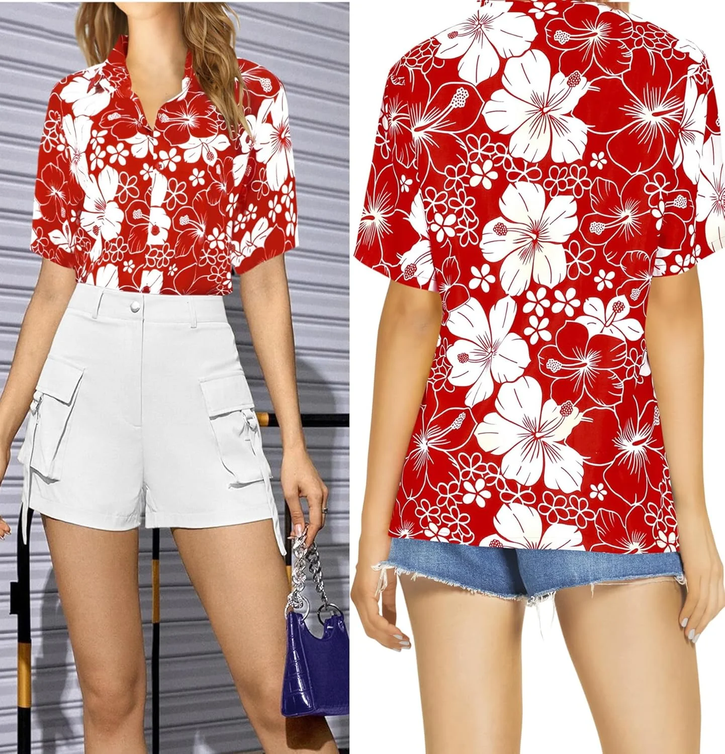 پیراهن مردانه هاوایی LA LEELA، پیراهن گلف (تک)