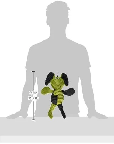 اسباب بازی سگ طرح فیل ماوی ریبریجس پت ریجس، 34 سانتی متر، لیمویی/خاکستری