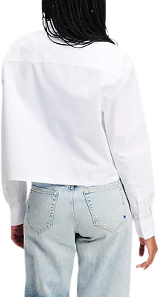 شومیز زنانه کارل لاگرفلد جینز با لوگو