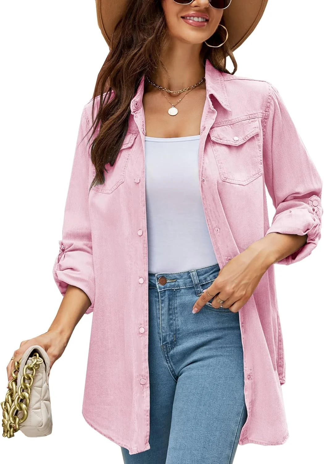 کت جین زنانه Kedera، آستین سه ربع، کوتاه، باریک، مناسب تابستان