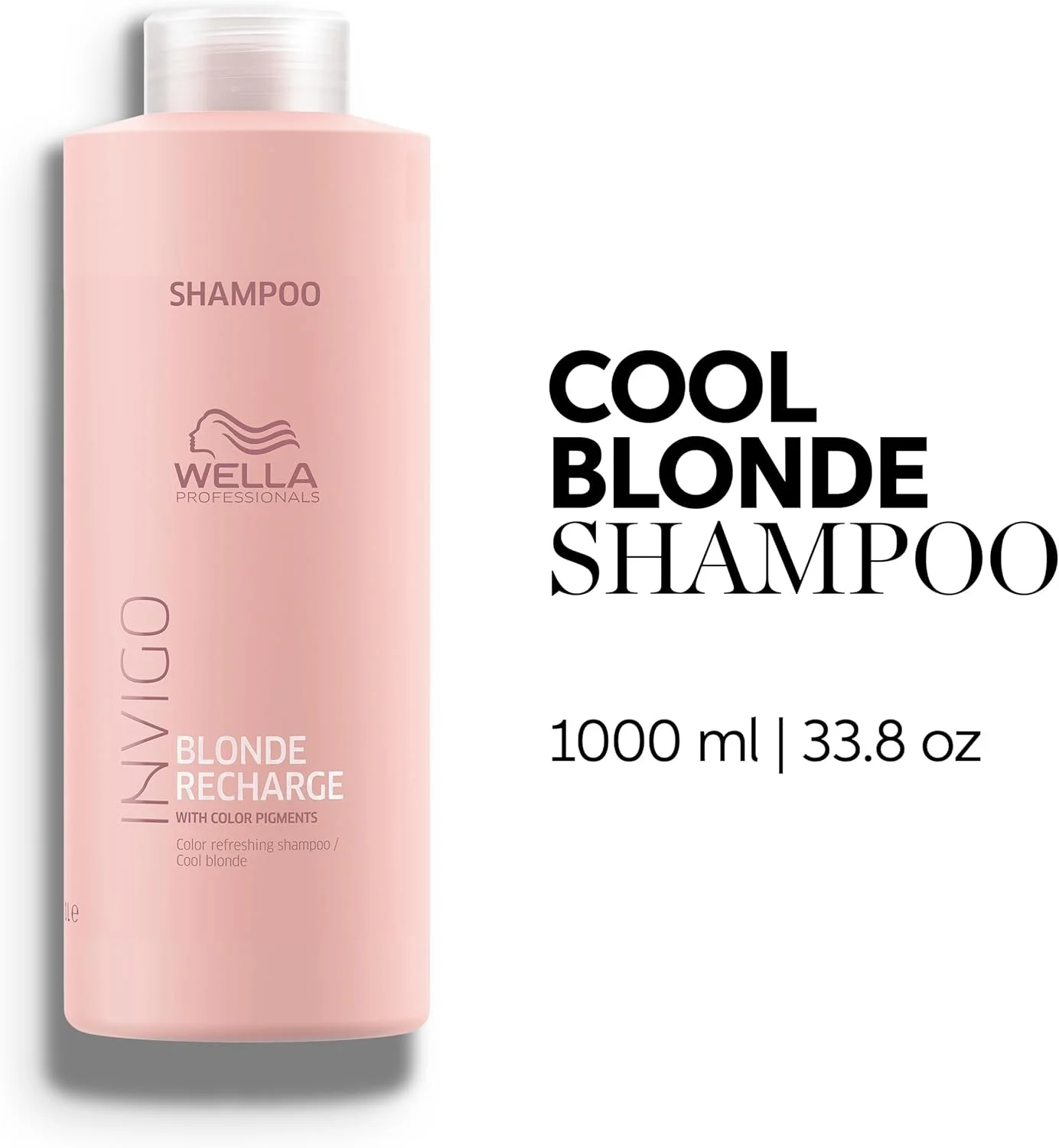 شامپو طراوت بخش رنگ موهای بلوند خنک ولا پروفشنالز اینویگو ریچارج بلوند - 1000 میلی لیتر شامپو طراوت بخش رنگ موهای بلوند خنک ولا پروفشنالز اینویگو ریچارج بلوند - 1000 میلی لیتر
