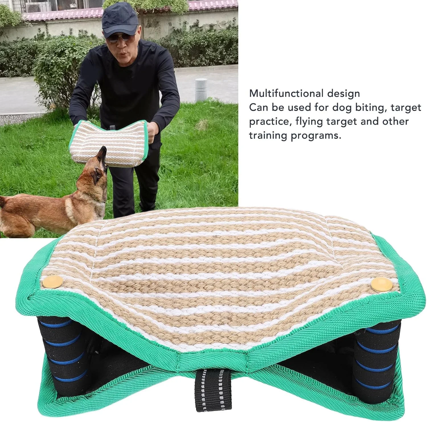 بالش گاز گرفتن سگ، آستین گاز گرفتن سگ از جنس جوت، اسباب بازی کششی سگ، گوه گاز گرفتن چند منظوره سگ، پد گاز گرفتن ایمن برای بازی تعاملی توله سگ، طراحی ضخیم بالش گاز گرفتن سگ، آستین گاز گرفتن سگ از جنس جوت، اسباب بازی کششی سگ، گوه گاز گرفتن چند منظوره سگ، پد گاز گرفتن ایمن برای بازی تعاملی توله سگ، طراحی ضخیم