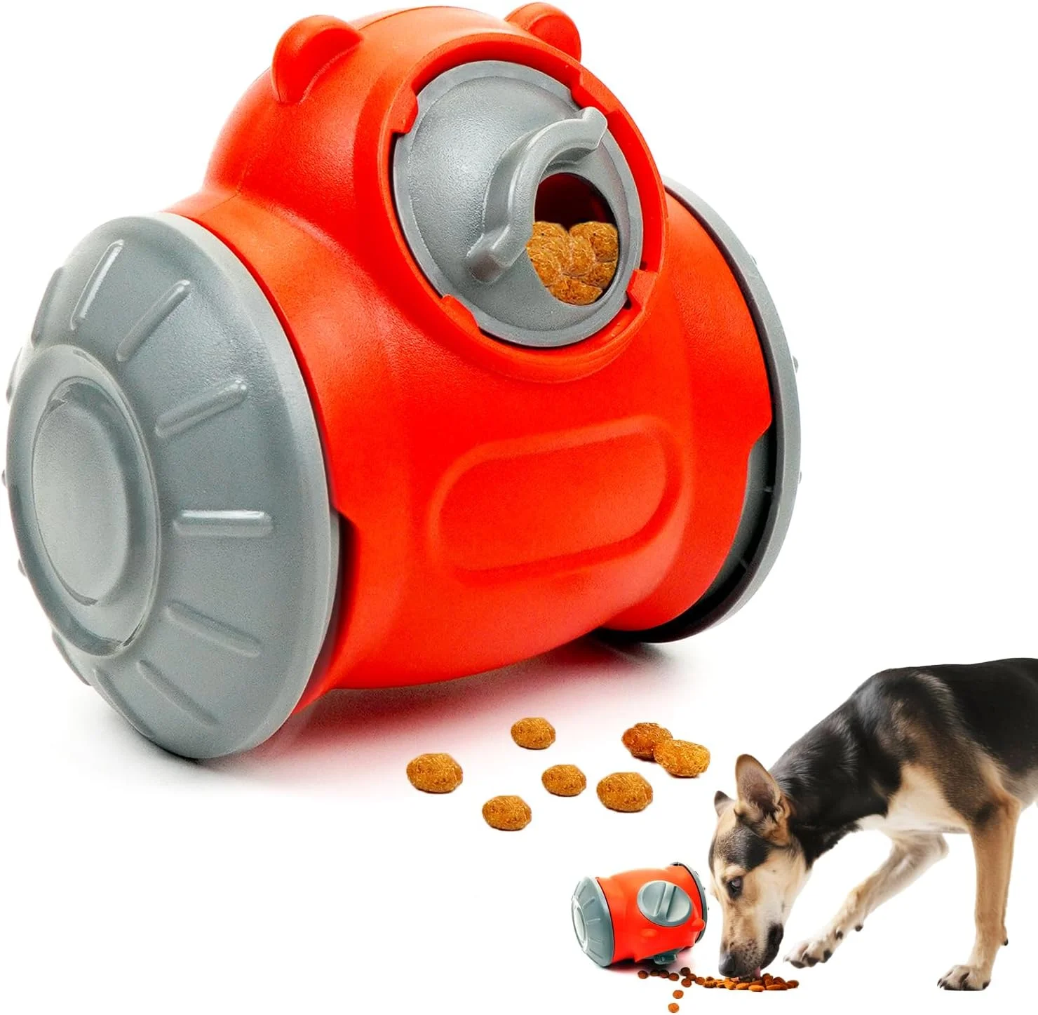 اسباب بازی پازلی تعاملی سگ Pezonant، اسباب بازی آموزشی غنی کننده و پخش کننده تشویقی قابل تنظیم برای مشغول نگه داشتن سگ ها، اسباب بازی های بادوام ABS درجه غذایی برای حیوانات خانگی برای نژادهای کوچک، متوسط و بزرگ