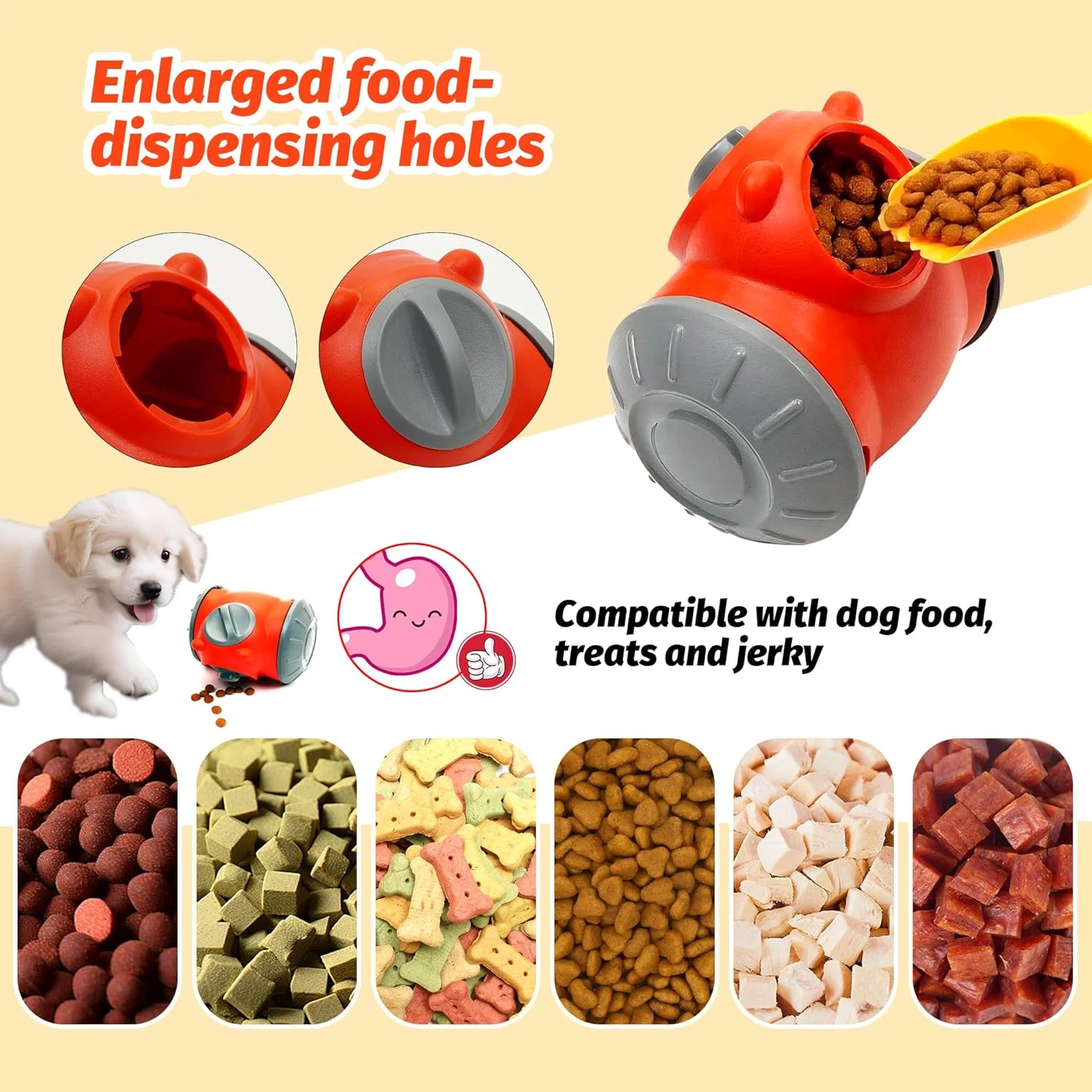 اسباب بازی پازلی تعاملی سگ Pezonant، اسباب بازی آموزشی غنی کننده و پخش کننده تشویقی قابل تنظیم برای مشغول نگه داشتن سگ ها، اسباب بازی های بادوام ABS درجه غذایی برای حیوانات خانگی برای نژادهای کوچک، متوسط و بزرگ اسباب بازی پازلی تعاملی سگ Pezonant، اسباب بازی آموزشی غنی کننده و پخش کننده تشویقی قابل تنظیم برای مشغول نگه داشتن سگ ها، اسباب بازی های بادوام ABS درجه غذایی برای حیوانات خانگی برای نژادهای کوچک، متوسط و بزرگ