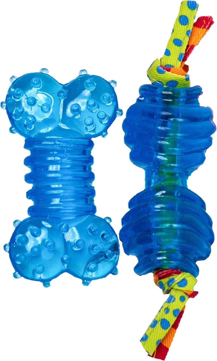 اسباب بازی های جویدنی سگ Petstages مدل Mini Orka Chew Pair Bone & Dumbbell - بسته 2 عددی