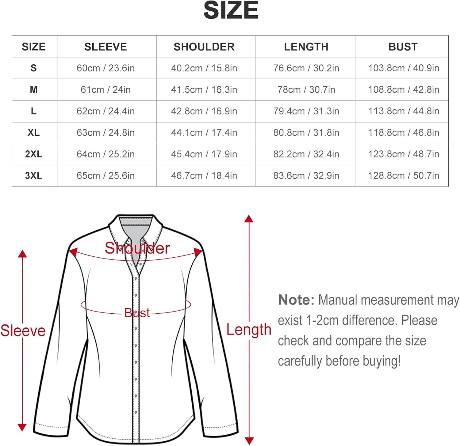 JOJOART بلوز دکمه دار زنانه با طرح نوشته خنده دار، آستین بلند، مدل نامتقارن و گشاد