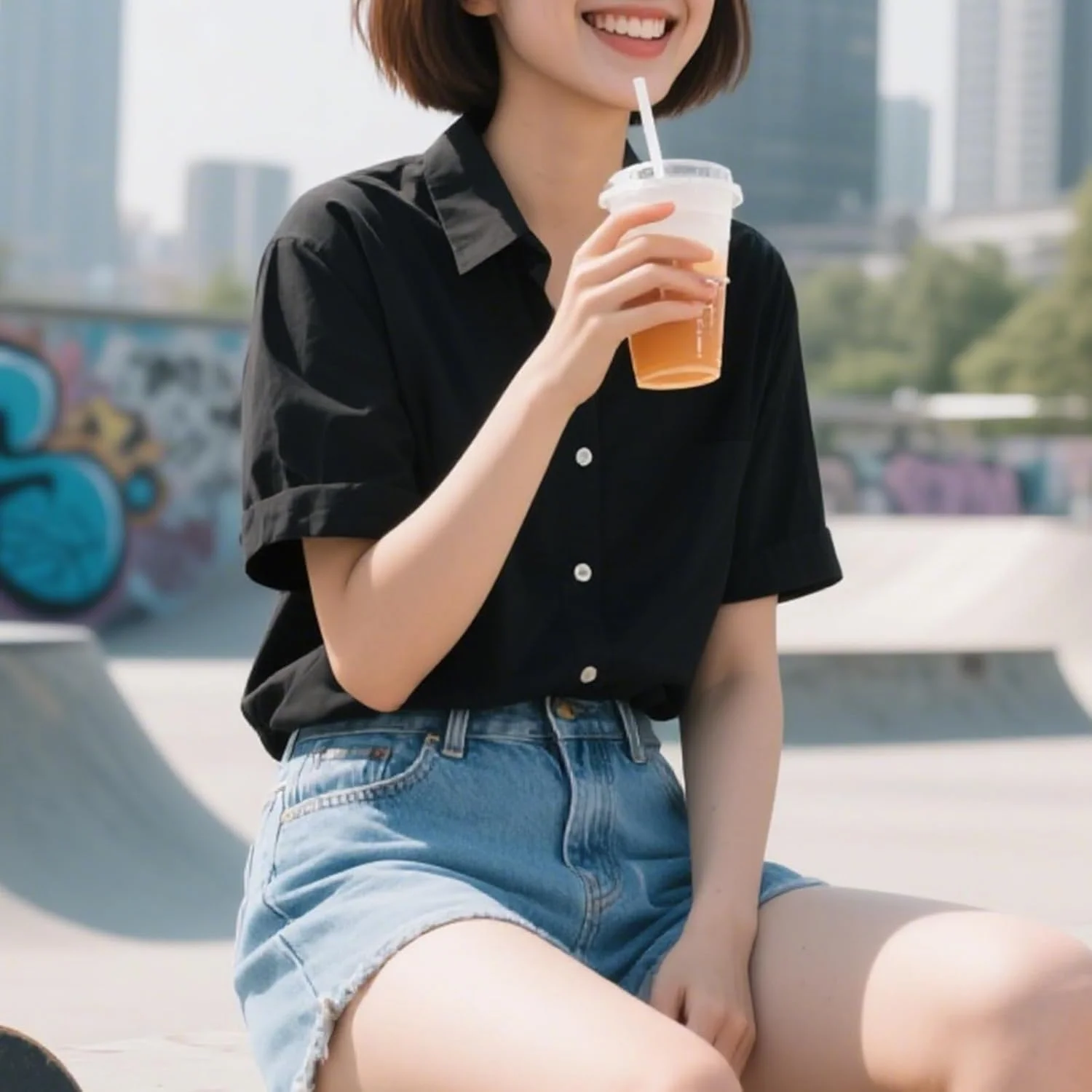 JiaYouLC بلوز و شومیز آستین کوتاه زنانه، تیشرت های دکمه دار کشی، تاپ های اداری رسمی و غیر رسمی زنانه