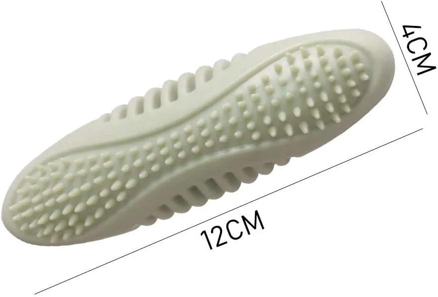 اسباب بازی سگ به شکل خیار دریایی پتساری - اسباب بازی دندانی مقاوم در برابر گاز گرفتن سگ - تمیز کننده دندان سبک و انعطاف پذیر - لاستیک خوراک دهنده غذای طبیعی - مسواک تعاملی (سبز)