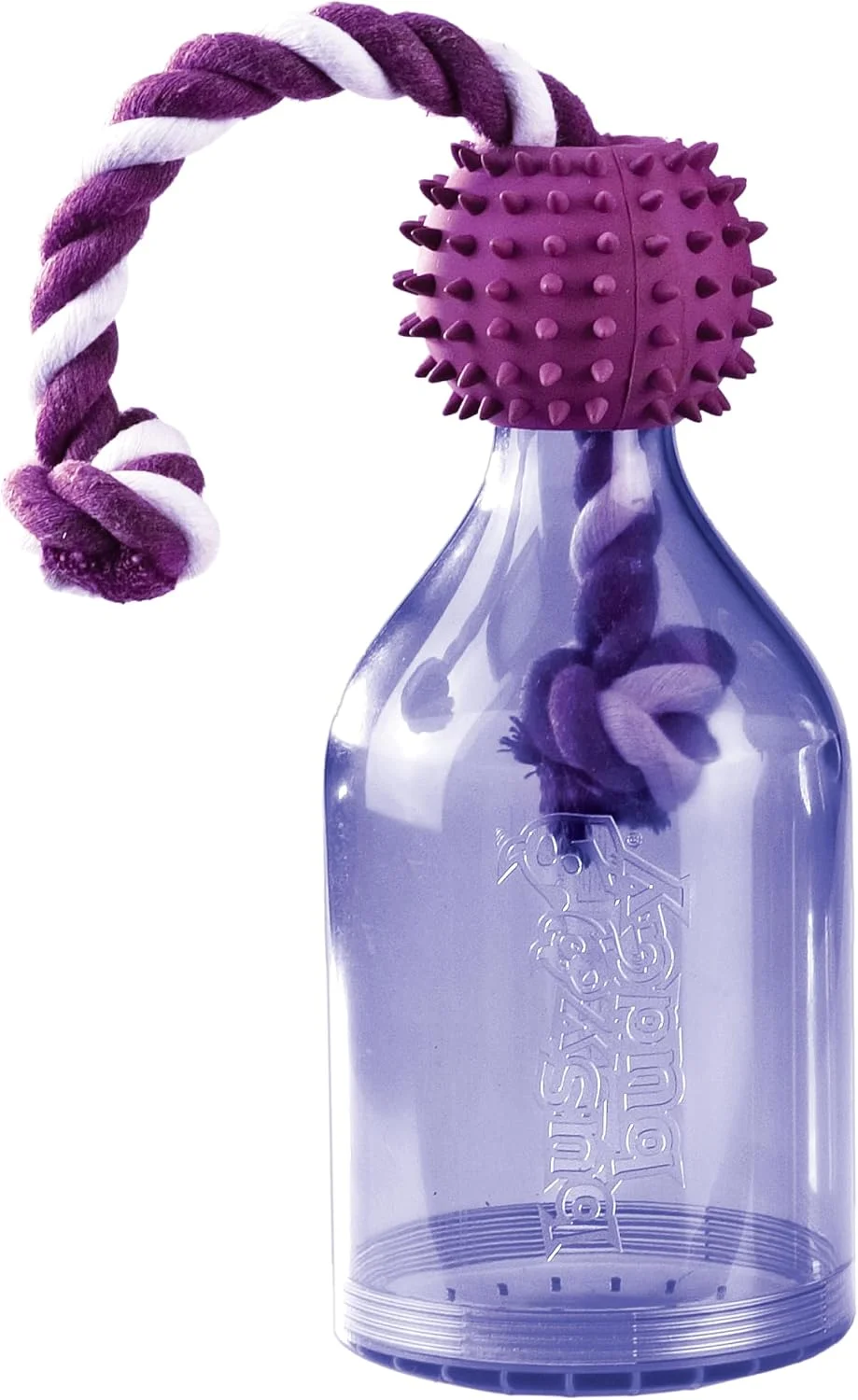 اسباب بازی سگ پت سیف مدل Busy Buddy Tug-A-Jug برای پخش غذا، قابل استفاده با غذای خشک یا تشویقی