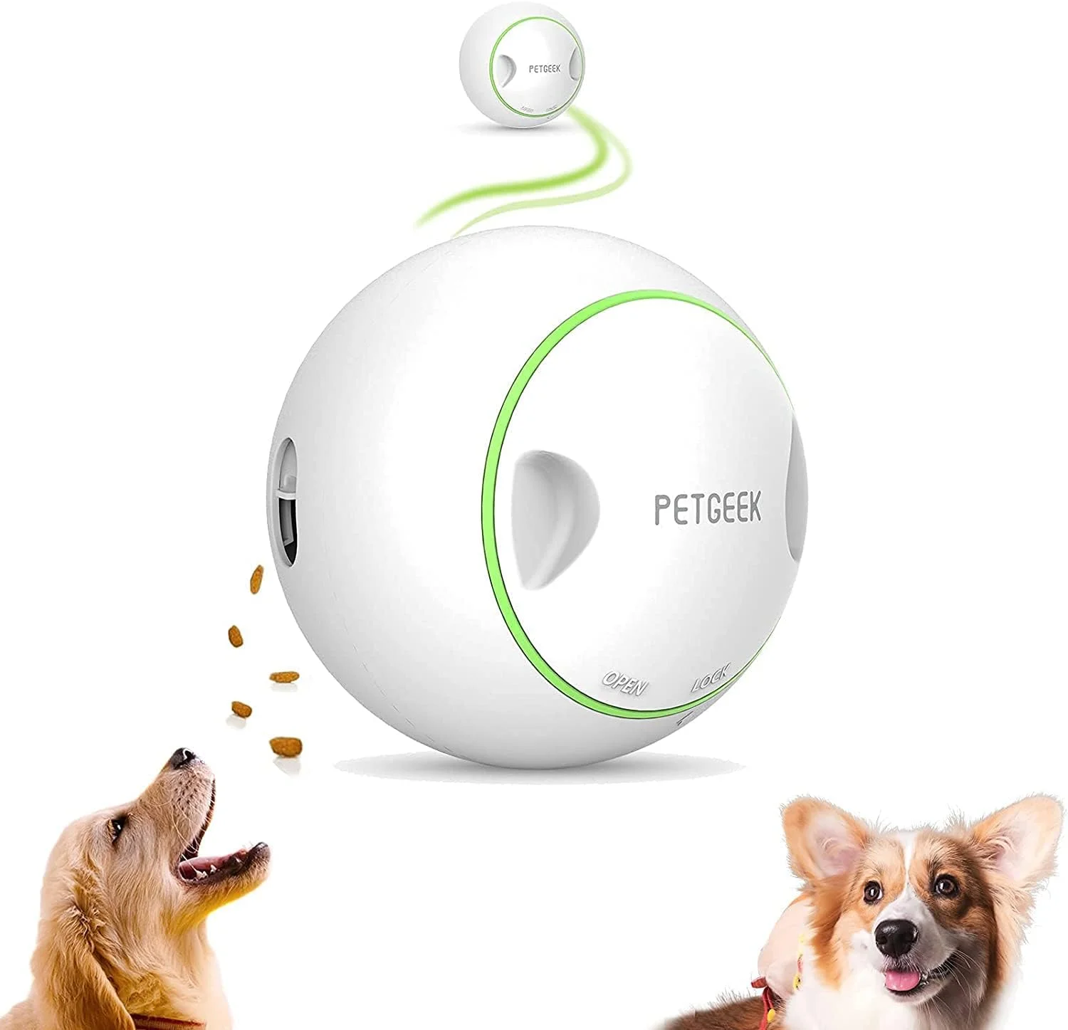 توپ خوراکی غلتان Petgeek مدل Foodie Orb