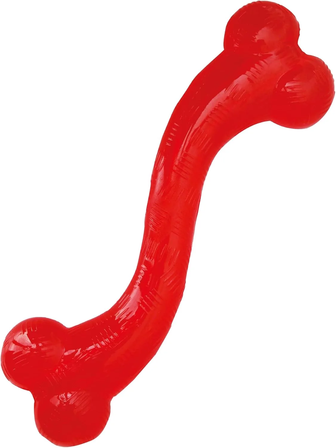 اسباب بازی سگ مقاوم Petlove Mighty Mutts مدل استخوان S از جنس لاستیک