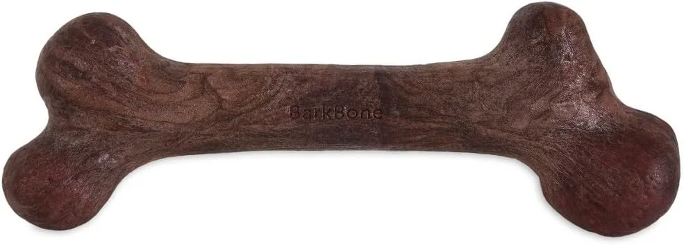 استخوان نایلونی سگ Pet Qwerks طرح دایناسور - مناسب برای سگ های با قدرت جویدن بالا - طعم استیک - 6.5 اینچ